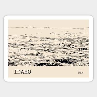 Idaho USA Sticker